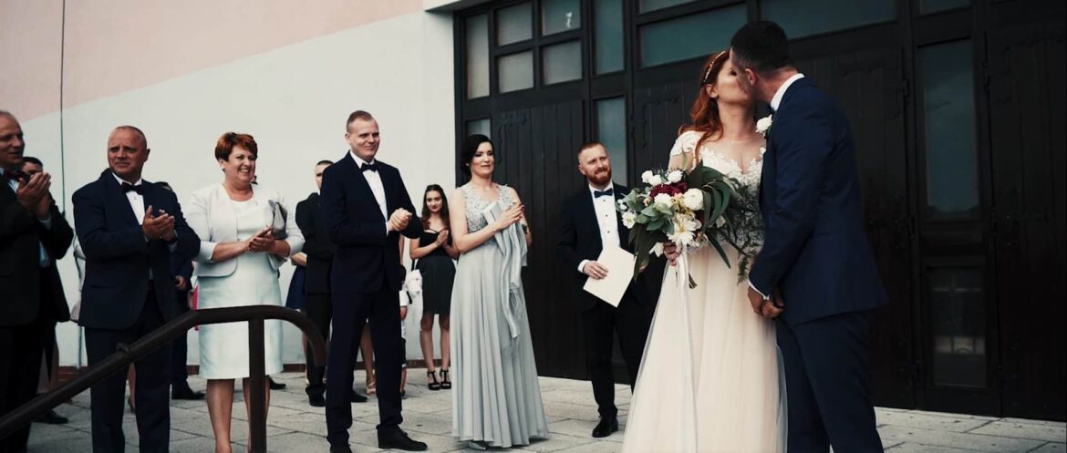 Reportaż ze ślubu w Knurowie uroczej pary, Eweliny i Marcina